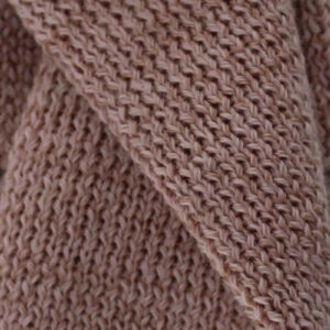 Winter headband "Mellow rose"